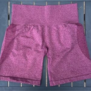 NVGTN Pink High-Waisted Seamless Shorts